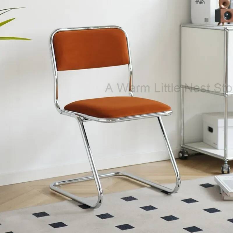Interior Design Of Cafe - Nordic Designer Backrest Dining Chairs Accent