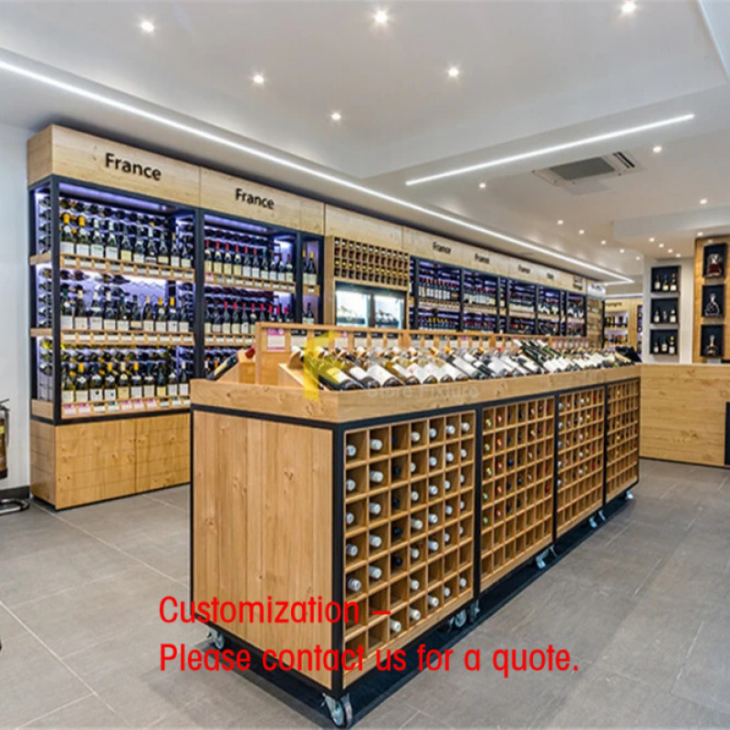 Interior Design Retail - custom.Retail Wine Shop Interior Design Decoration