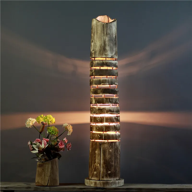 Interior Design Of Cafe - Handmade Floor Lamp Pastoral Style Decorative