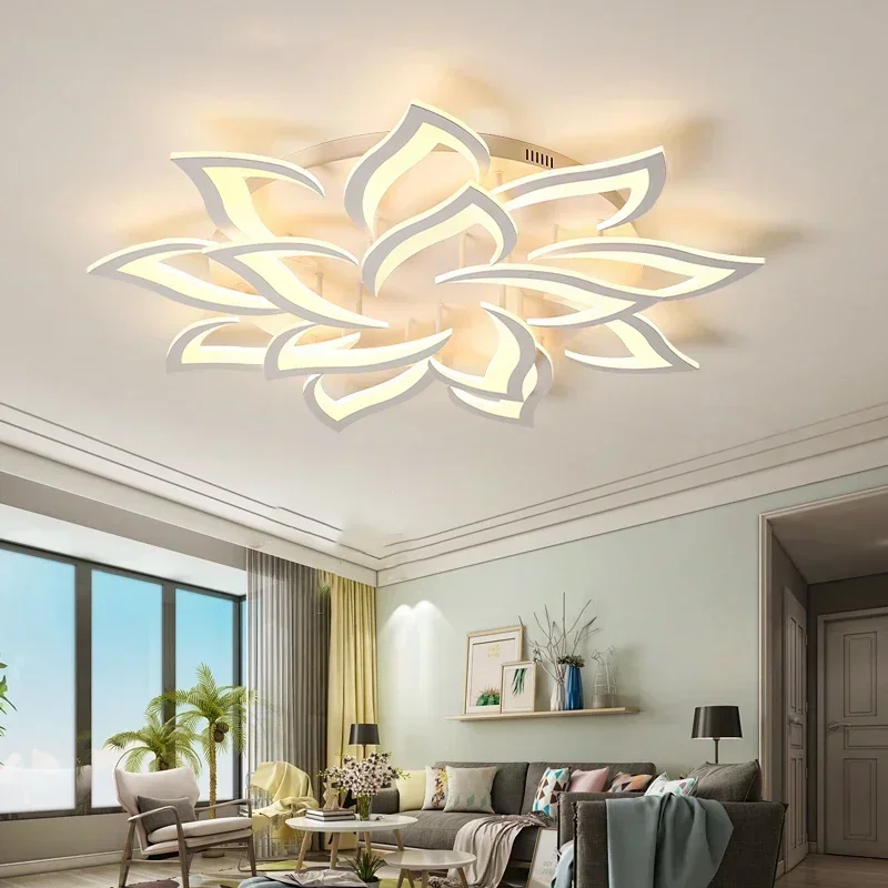 Designer LED Petal Chandelier  - Interior Design Luxury Living Room recension och pris