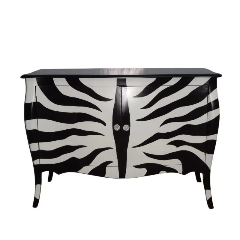 Black and White Zebra Painted  - Interior Design Monochrome recension och pris