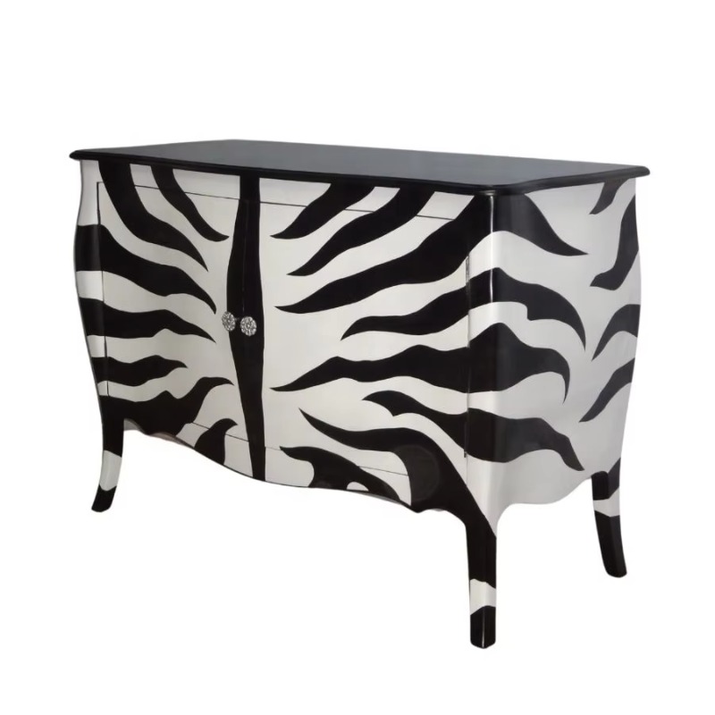 Black and White Zebra Painted  - Interior Design Monochrome recension och pris