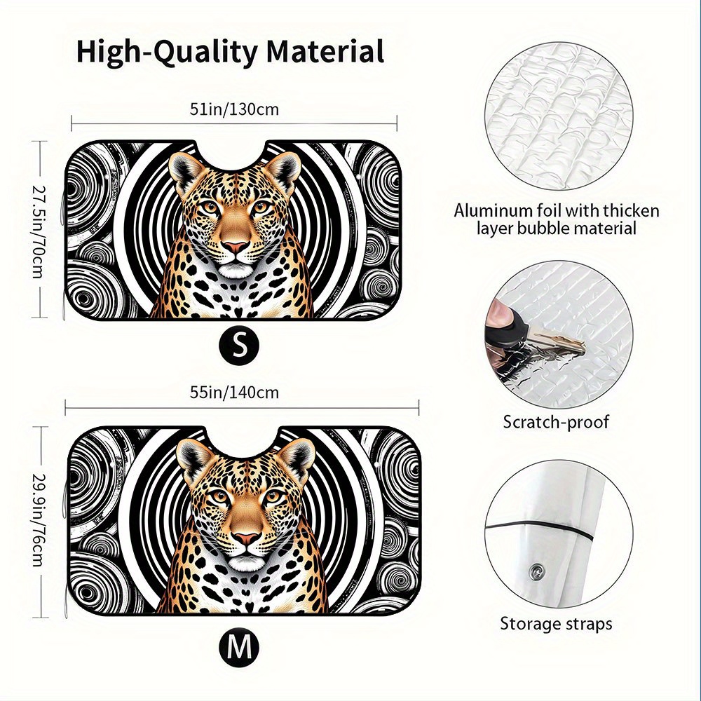 1pc, Leopard Abstract Monochro - Interior Design Monochrome recension och pris