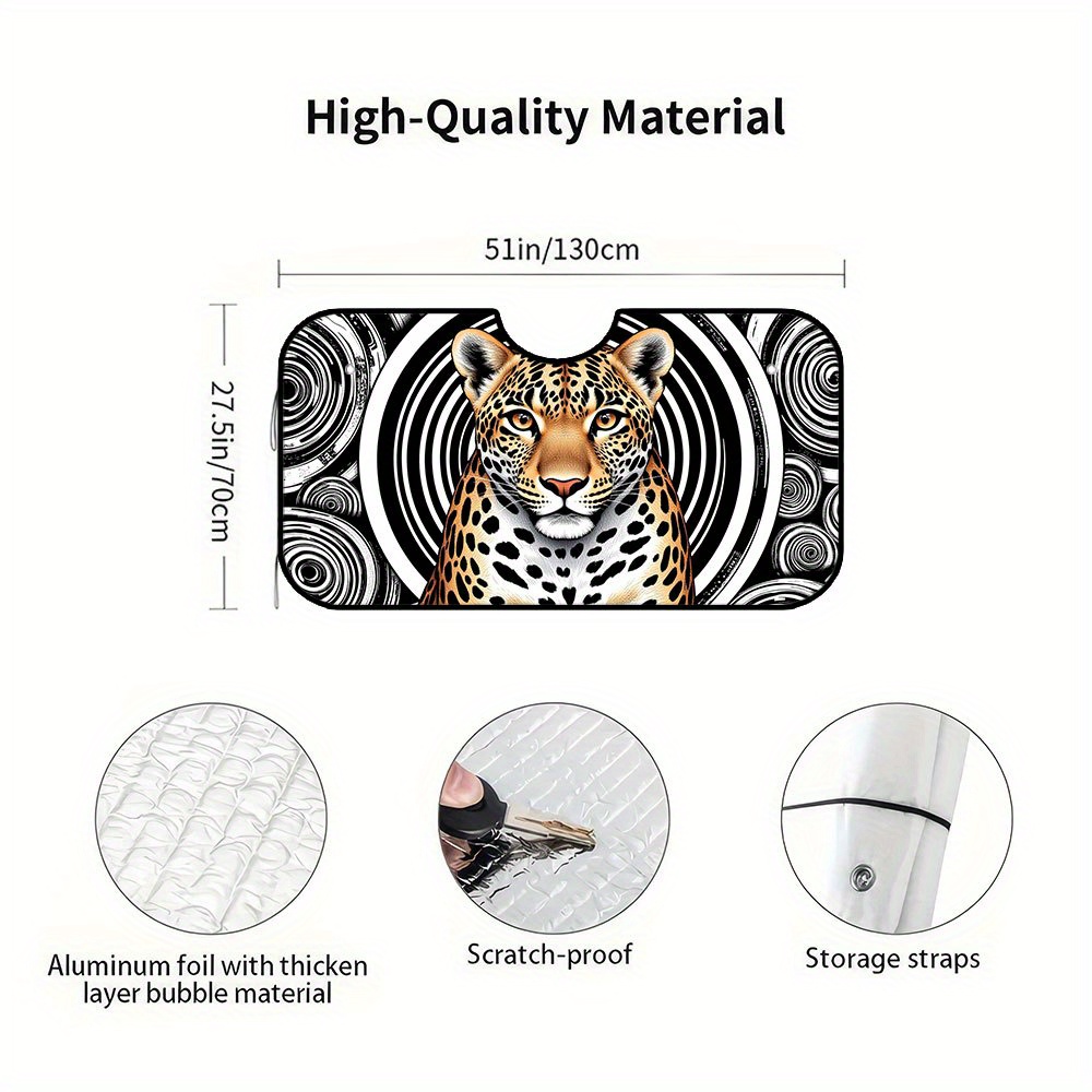 1pc, Leopard Abstract Monochro - Interior Design Monochrome recension och pris