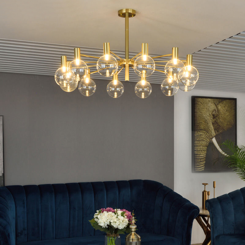 Luxury glass ball chandelier s - Interior Design Of Cafe recension och pris