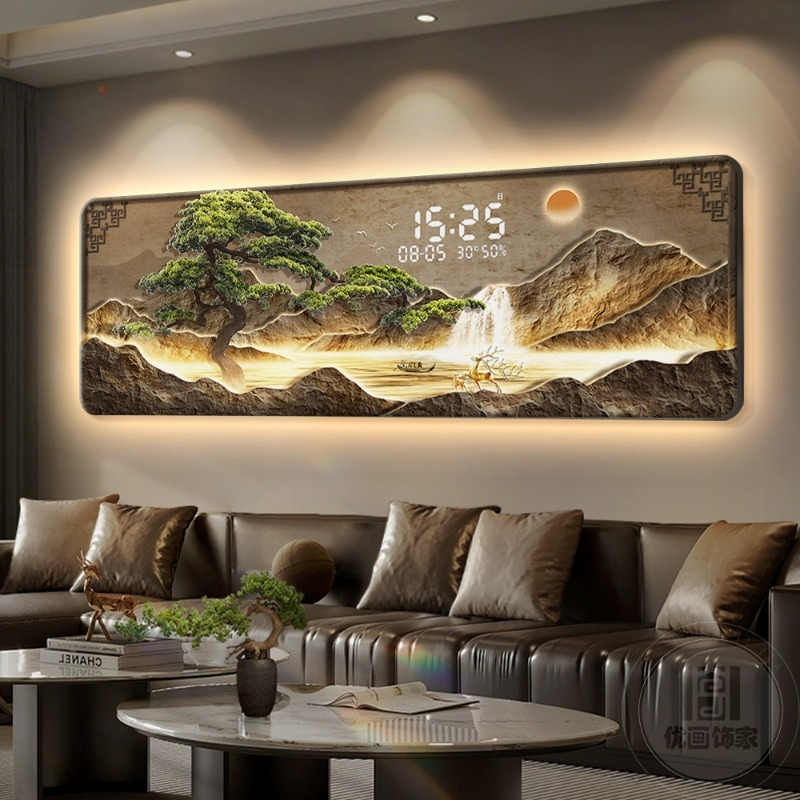 Big Size Luxury Clock Wall Dig - Interior Design Luxury Living Room recension och pris