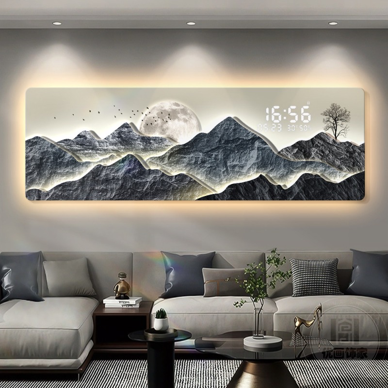 Big Size Luxury Clock Wall Dig - Interior Design Luxury Living Room recension och pris