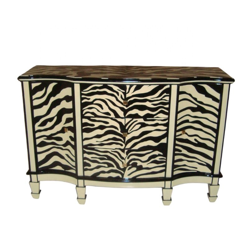 Zebra Painted Kitchen Cabinet  - Interior Design Monochrome recension och pris