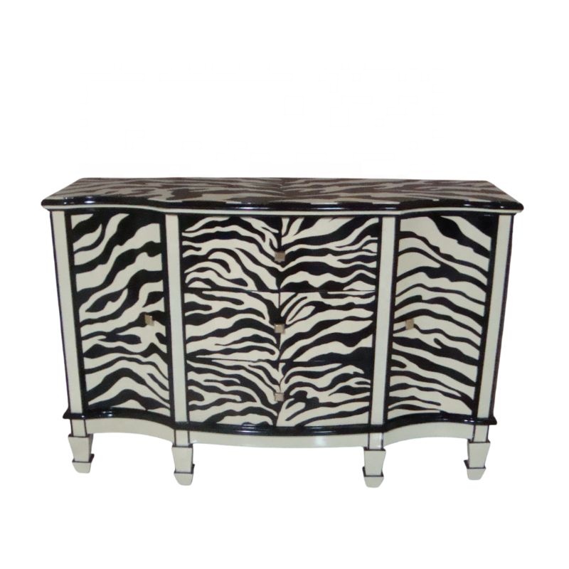 Zebra Painted Kitchen Cabinet  - Interior Design Monochrome recension och pris