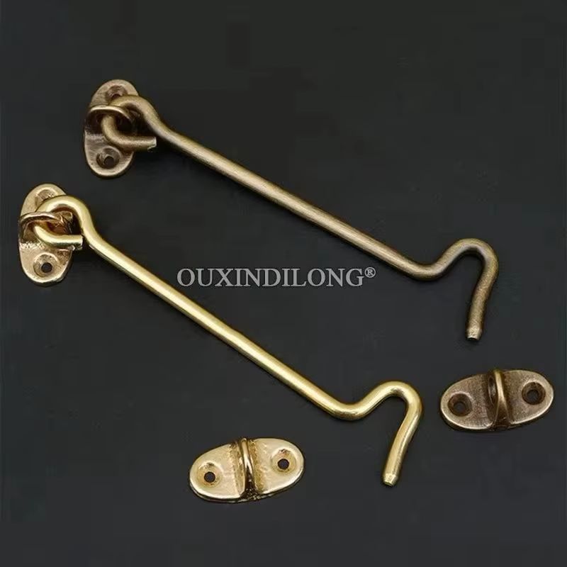 Retro 8PCS Solid Brass Antique - Antique Brass Hook recension och pris