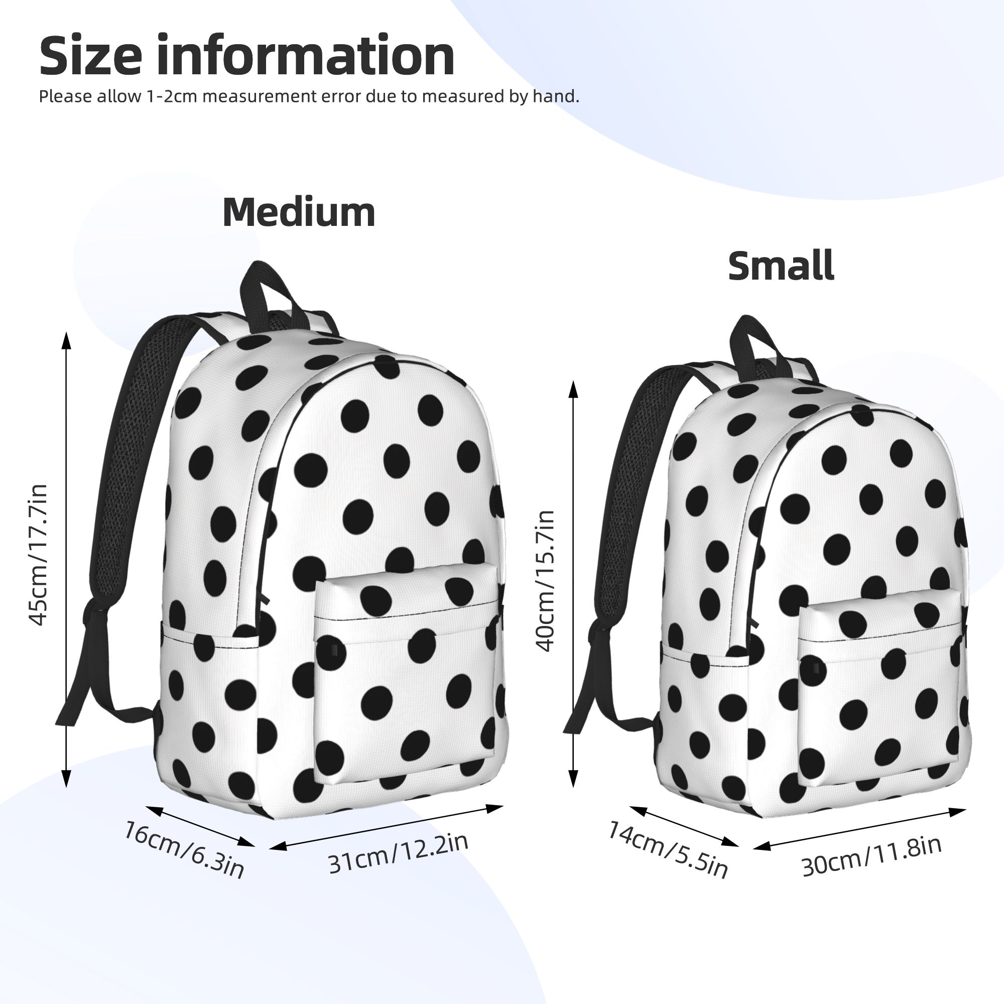 Monochrome Polka Dot Backpack  - Interior Design Monochrome recension och pris