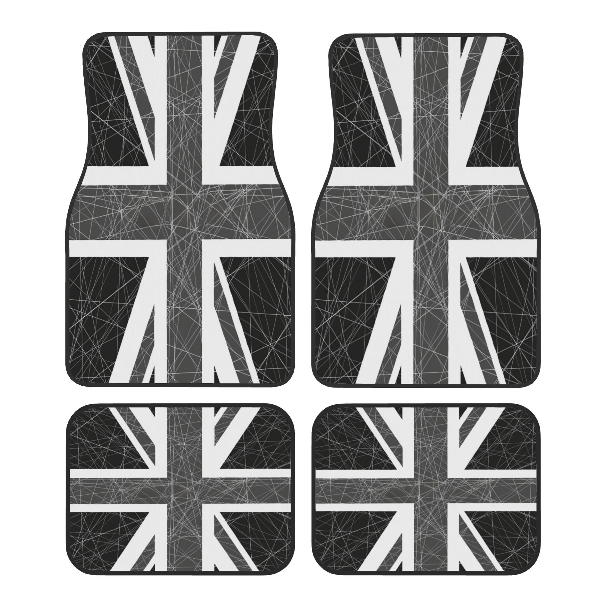 4pcs Monochrome Union Jack Fla - Interior Design Monochrome recension och pris