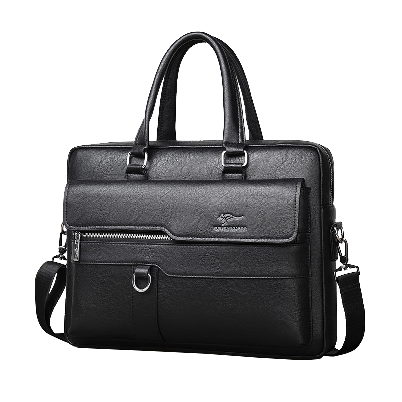 Men'S Briefcase PU Leather Por - Interior Design Portfolio recension och pris