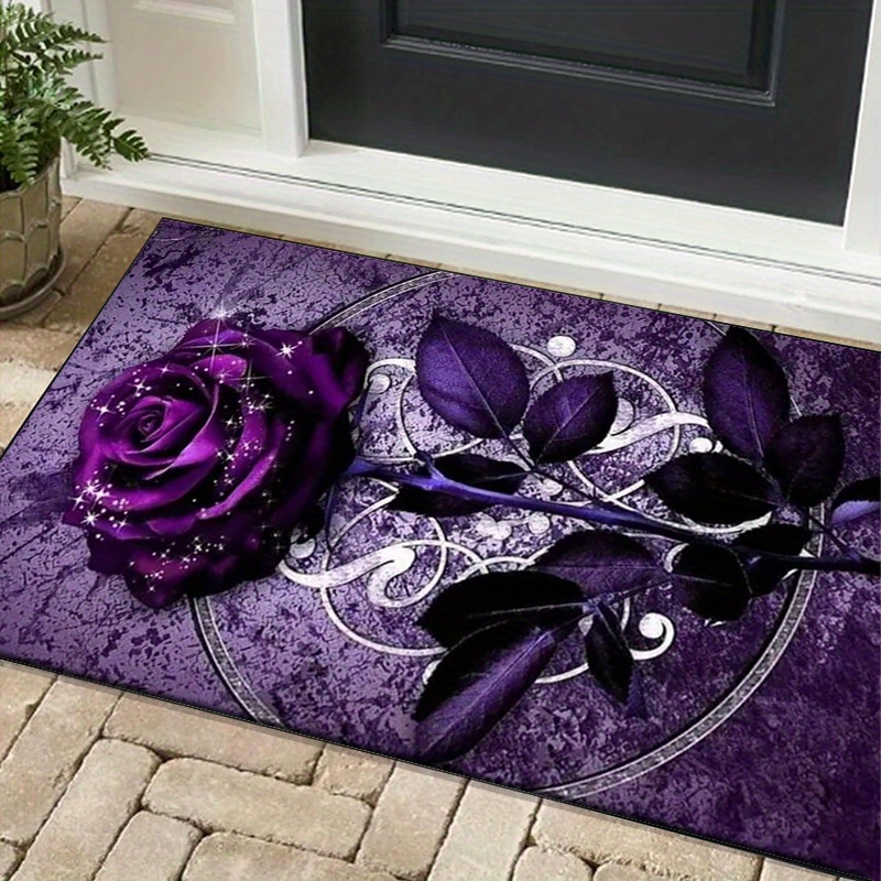 Purple Leaf Rug for Elegant Of - Interior Design Luxury Living Room recension och pris