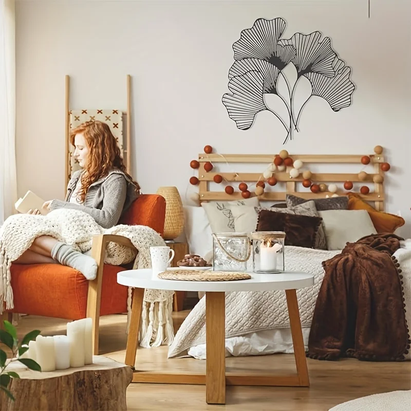 Ginkgo Leaf Wall Decoration Me - Interior Design Of Cafe recension och pris