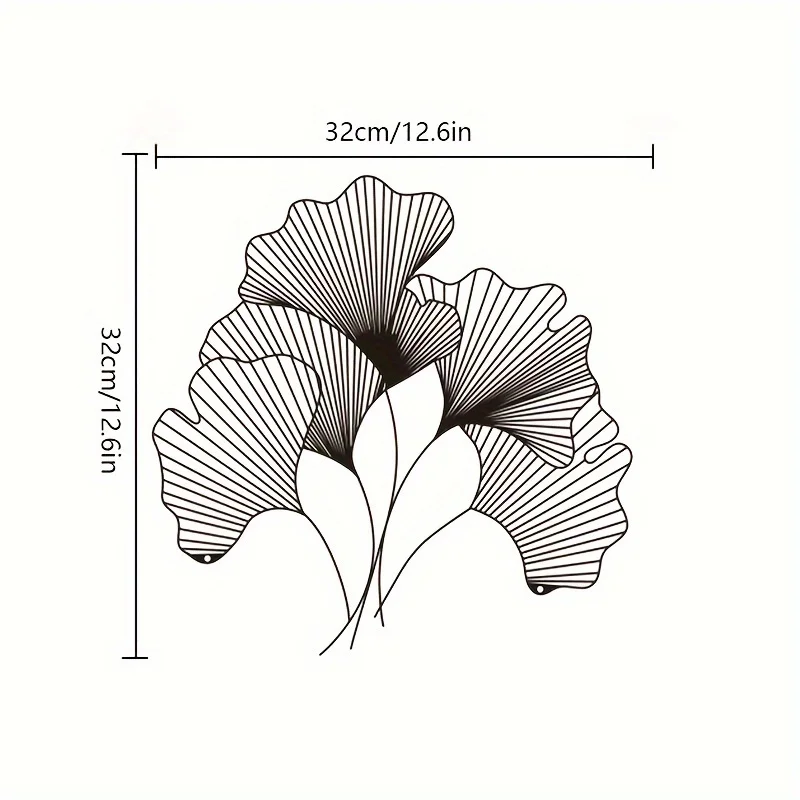Ginkgo Leaf Wall Decoration Me - Interior Design Of Cafe recension och pris