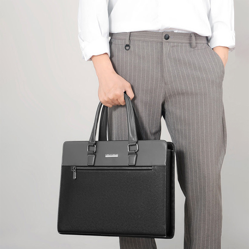 Men's PVC Briefcase Bag Laptop - Interior Design Portfolio recension och pris