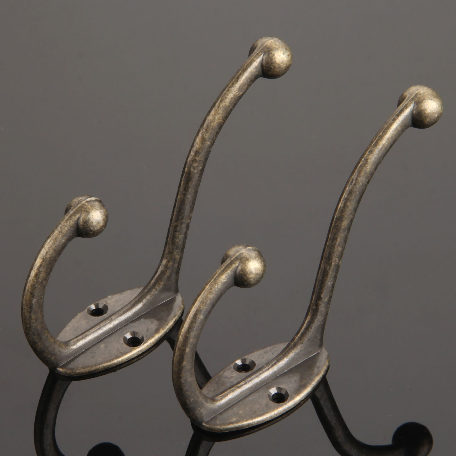 2Pcs Kitchen Bathroom Vintage  - Antique Brass Hook recension och pris