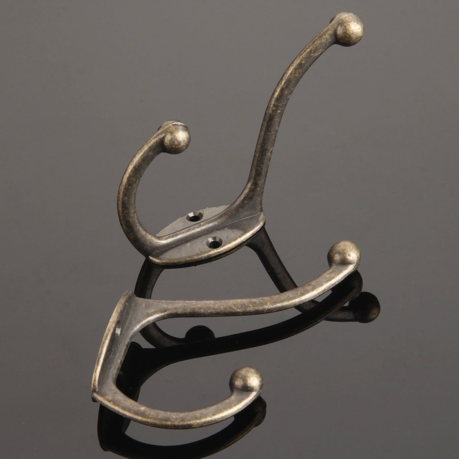 2Pcs Kitchen Bathroom Vintage  - Antique Brass Hook recension och pris