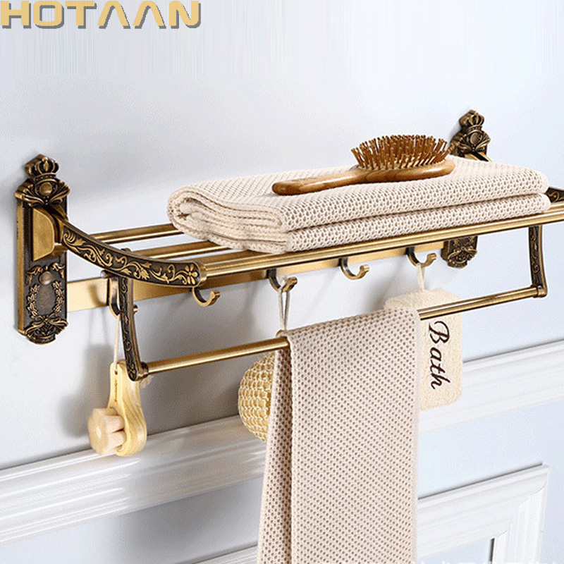 Aluminum Foldable Antique Bras - Antique Brass Hook recension och pris