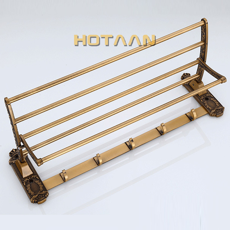 Aluminum Foldable Antique Bras - Antique Brass Hook recension och pris