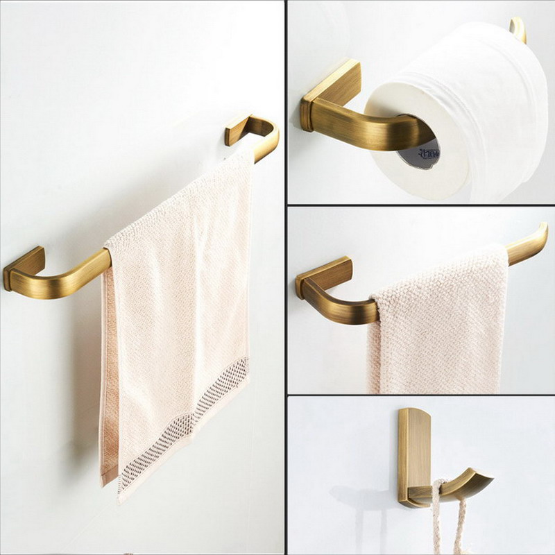 Antique Brass Square Bathroom  - Antique Brass Hook recension och pris