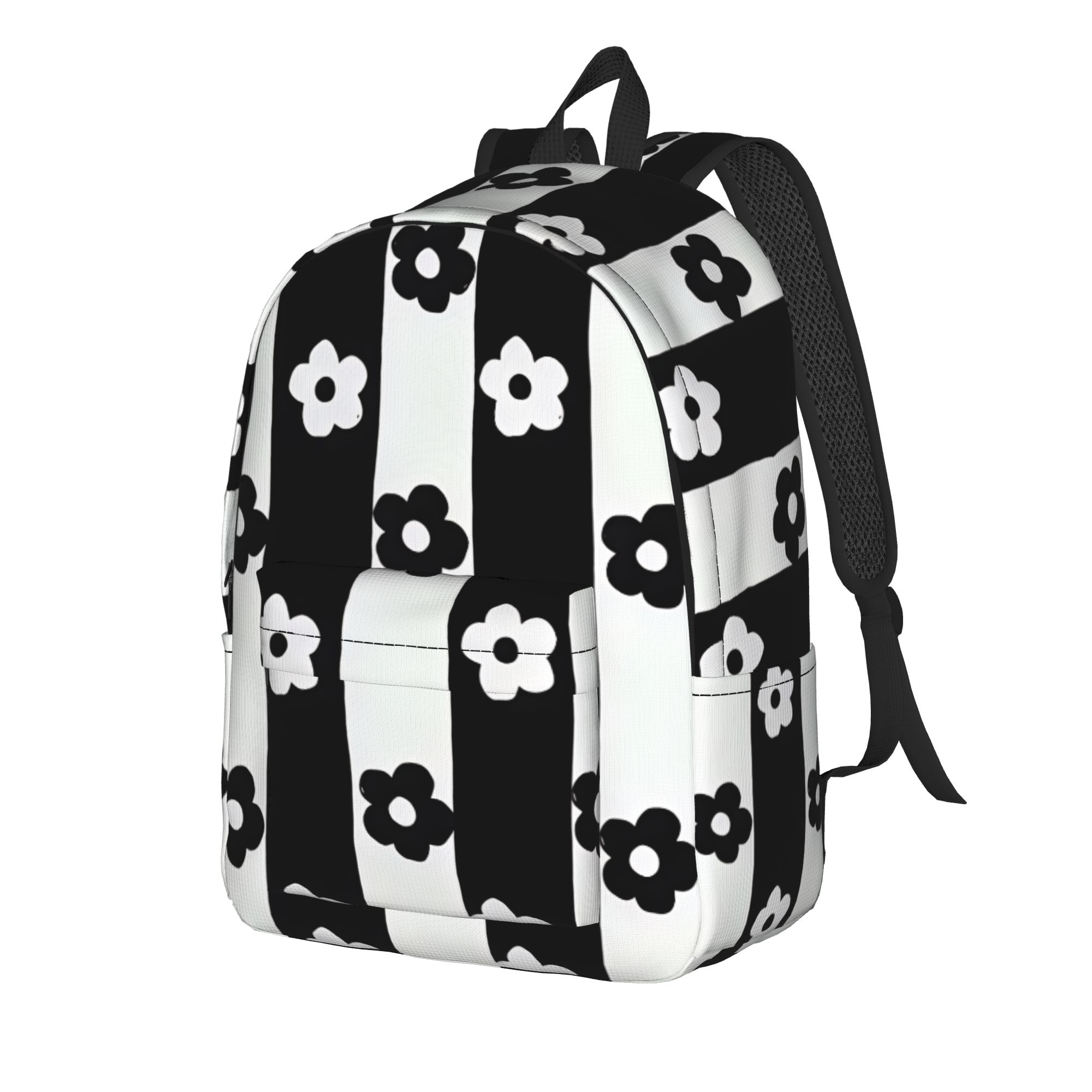Monochrome Daisy Stripes Backp - Interior Design Monochrome recension och pris